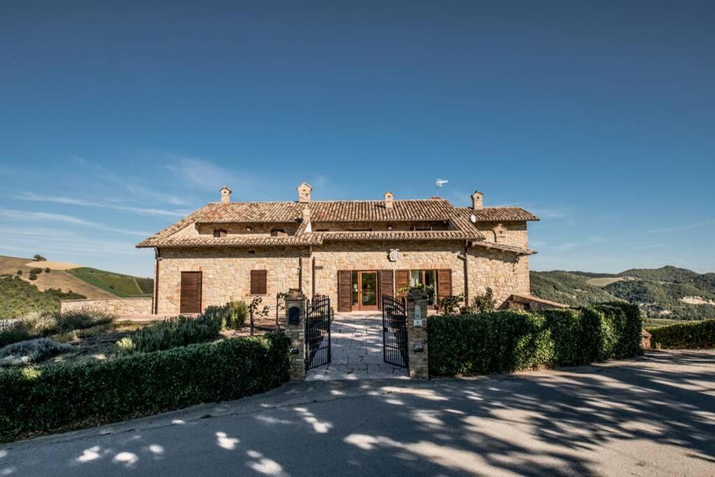 La Casa Vacanza Con Vista Panoramica Sui Vigneti Rotella Kültér fotó